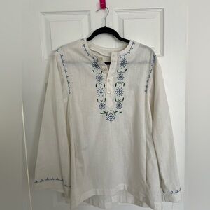Vintage Folk Embroidered Tunic